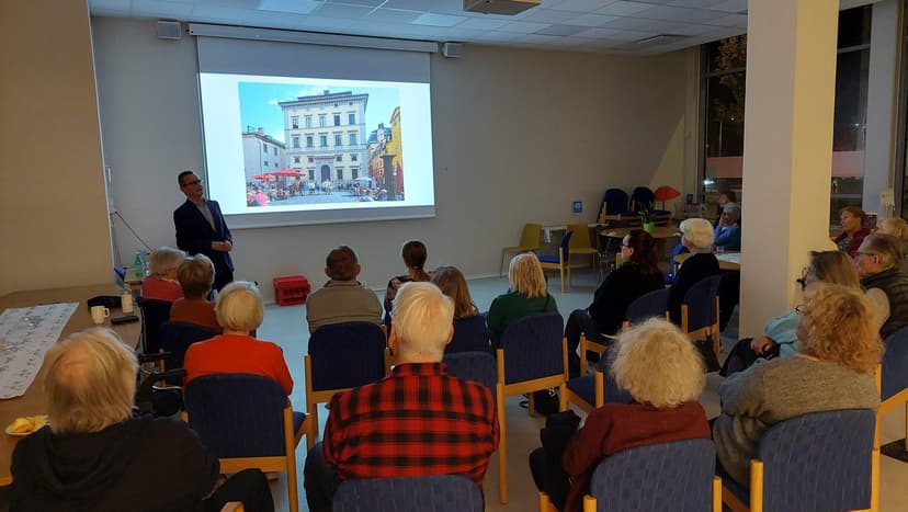 Sittande stadsvandring